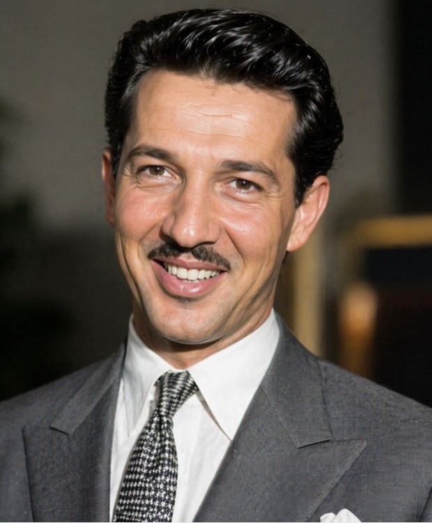 Portrait of Svetozar Gligorić, chess Grandmaster, 12-time Yugoslav Champion