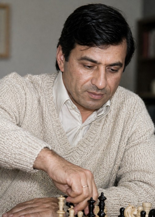 Portrait of Ljubomir Ljubojević, chess Grandmaster, World #3 (1983)