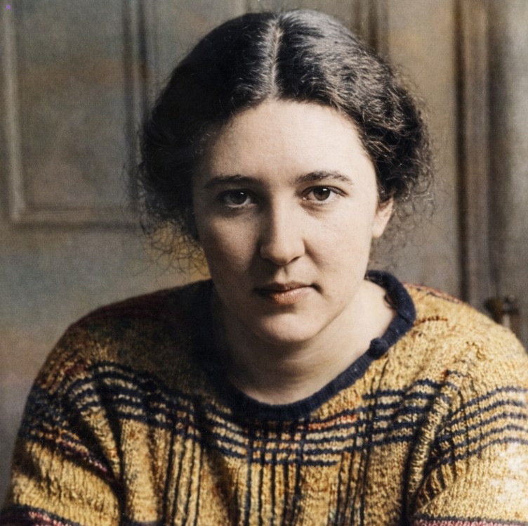 Portrait of Vera Menchik, chess 1st Women's World Champion (1927–1944)